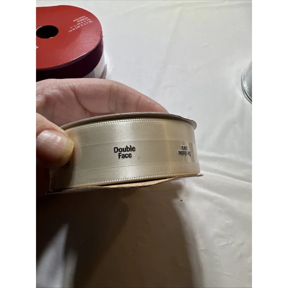 Lot Of 6 Rolls Of Crafting Ribbon #1
